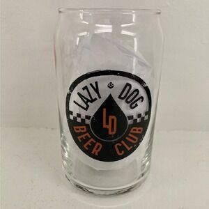 Lazy Dog Beer Club Road Warriors Release No 19 Beer Can Glass Collectible Bar